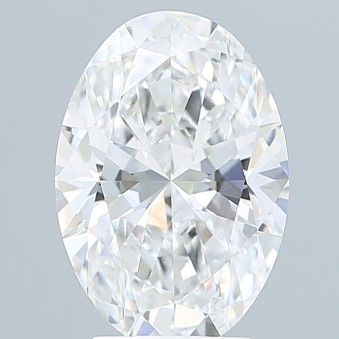 3.34 Carat Oval Shaped, Ideal Cut, E Color, VVS2 Clarity, IGI Certified Lab Grown Diamond