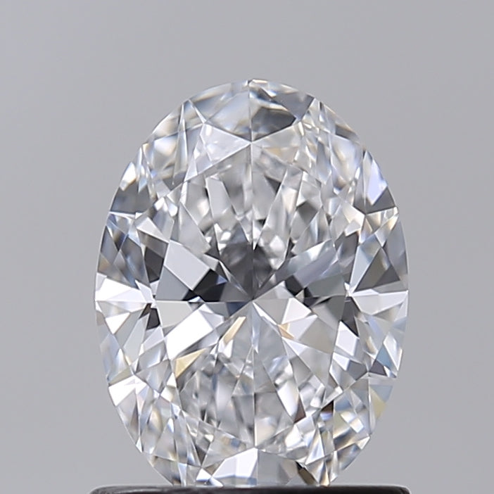1.00 Carat Oval Shaped, Ideal Cut, D Color, VVS1 Clarity, IGI Certified Lab Grown Diamond