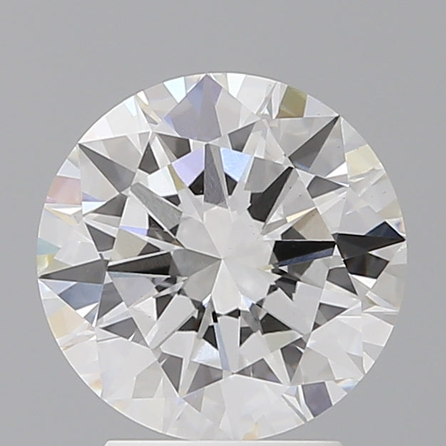 2.91 Carat Round Shaped, Excellent Cut, D Color, VVS2 Clarity, IGI Certified Lab Grown Diamond