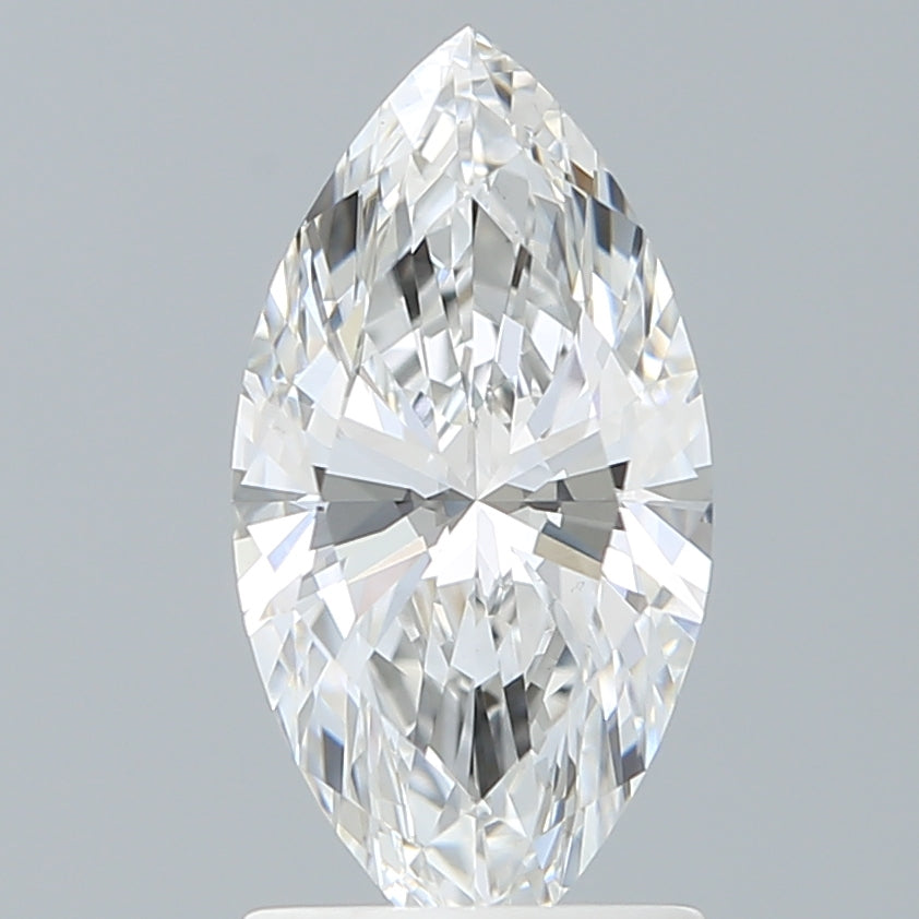 1.55 Carat Marquise Shaped, Ideal Cut, E Color, VVS2 Clarity, IGI Certified Lab Grown Diamond