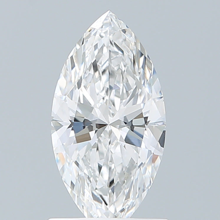 1.10 Carat Marquise Shaped, Ideal Cut, D Color, VVS2 Clarity, IGI Certified Lab Grown Diamond