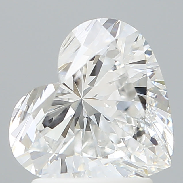1.89 Carat Heart Shaped, Excellent Cut, D Color, VVS2 Clarity, IGI Certified Lab Grown Diamond