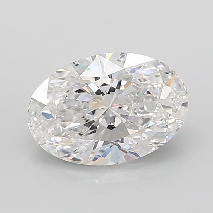 4.08 Carat Oval Shaped, Excellent Cut, E Color, VVS2 Clarity, IGI Certified Lab Grown Diamond