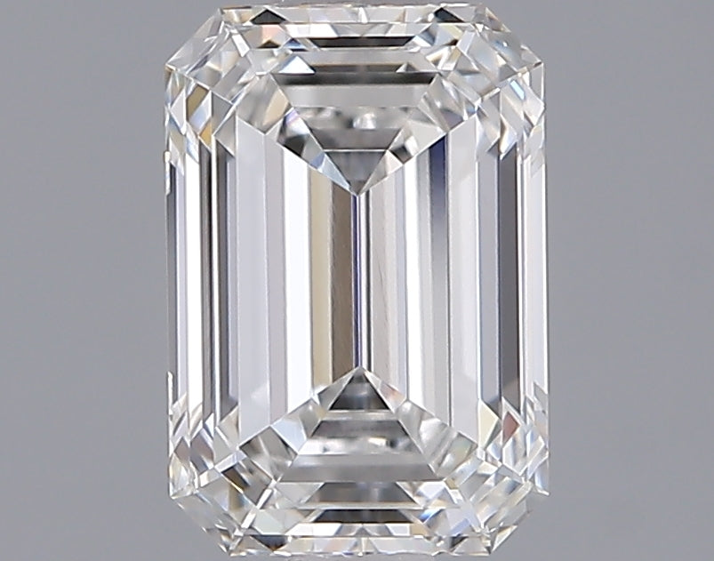 1.82 Carat Emerald Shaped, Ideal Cut, E Color, VVS1 Clarity, IGI Certified Lab Grown Diamond