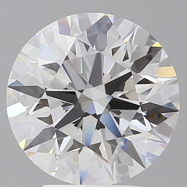 4.02 Carat Round Shaped, Ideal Cut, E Color, VVS2 Clarity, IGI Certified Lab Grown Diamond