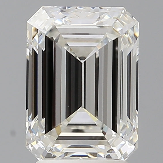 3.01 Carat Emerald Shaped, Ideal Cut, F Color, VVS2 Clarity, IGI Certified Lab Grown Diamond