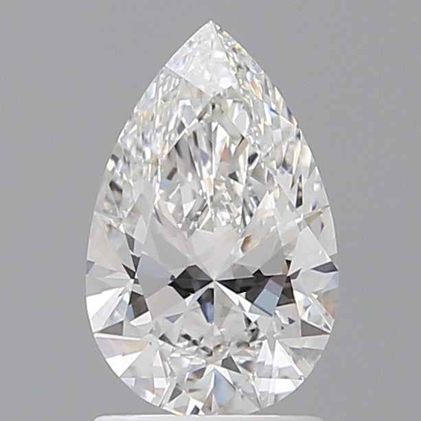 1.58 Carat Pear Shaped, Ideal Cut, E Color, VVS2 Clarity, IGI Certified Lab Grown Diamond
