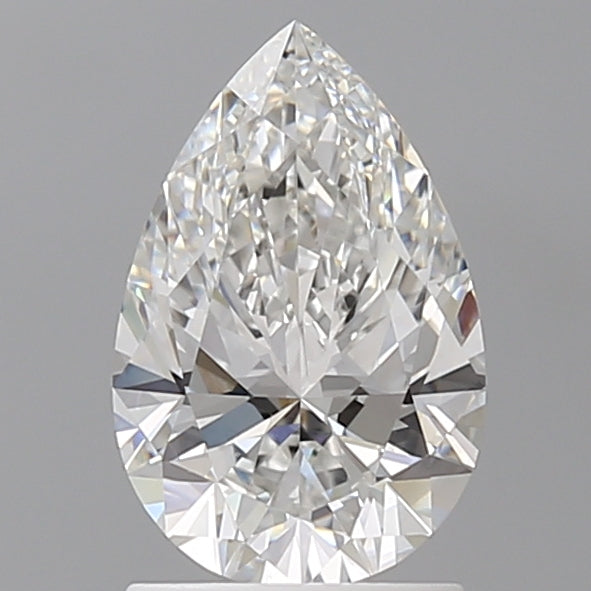 1.57 Carat Pear Shaped, Ideal Cut, E Color, VVS2 Clarity, IGI Certified Lab Grown Diamond
