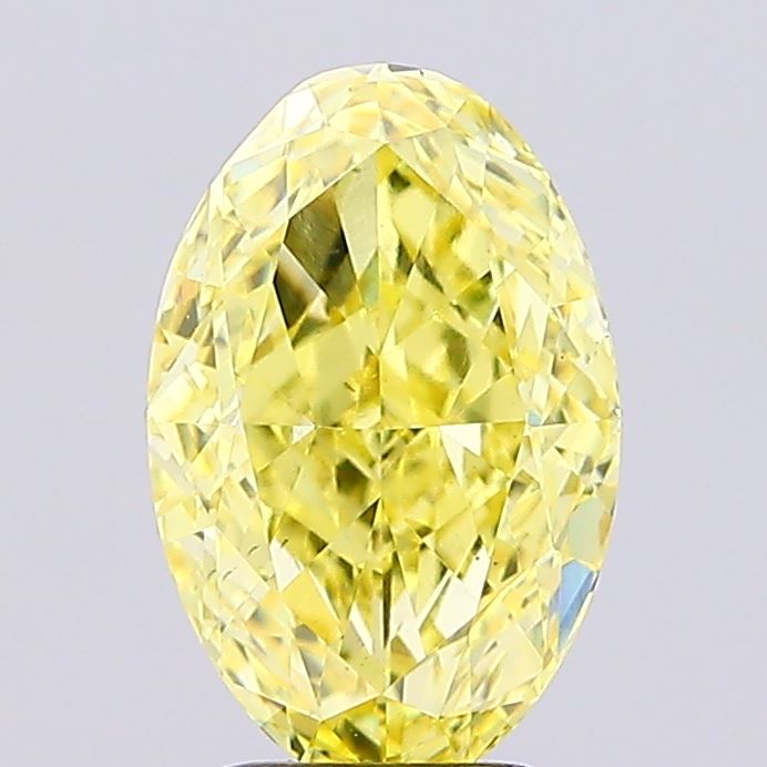 2.46 Carat Oval Shaped, Ideal Cut, VS2 Clarity, IGI Certified Lab Grown Diamond