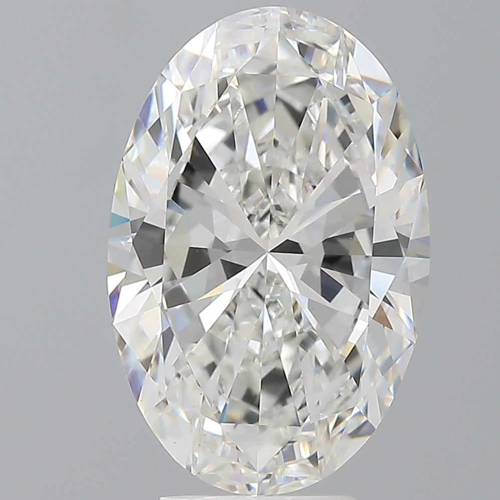 5.50 Carat Oval Shaped, Excellent Cut, F Color, VVS2 Clarity, IGI Certified Lab Grown Diamond