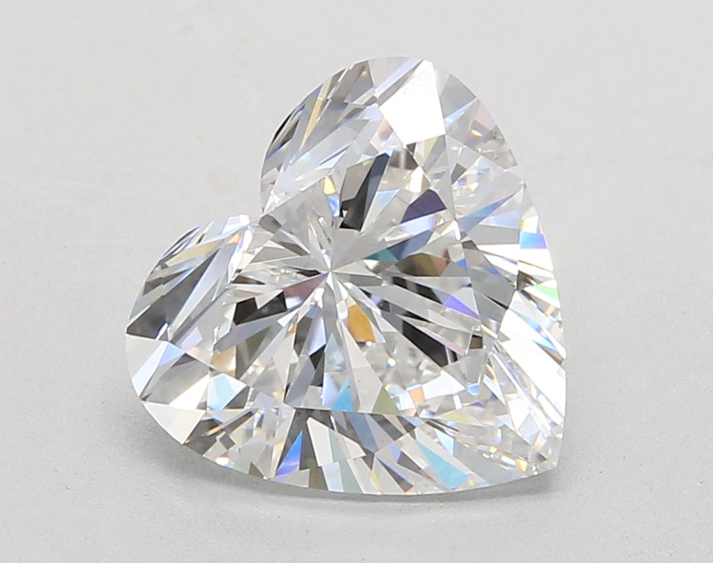 4.01 Carat Heart Shaped, Excellent Cut, D Color, VS1 Clarity, IGI Certified Lab Grown Diamond