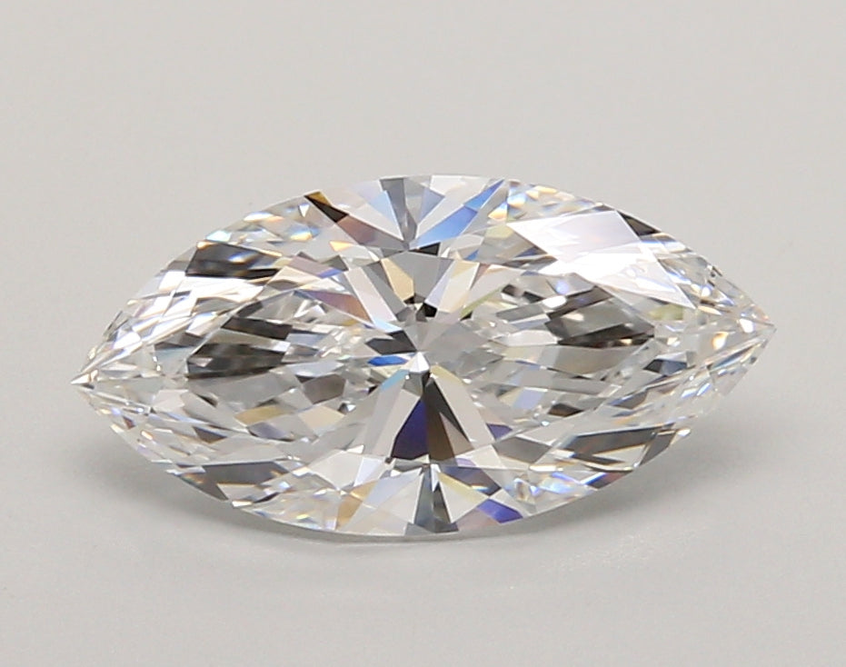 2.02 Carat Marquise Shaped, Ideal Cut, E Color, VVS2 Clarity, IGI Certified Lab Grown Diamond