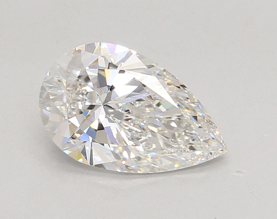 2.01 Carat Pear Shaped, Ideal Cut, E Color, VVS1 Clarity, IGI Certified Lab Grown Diamond