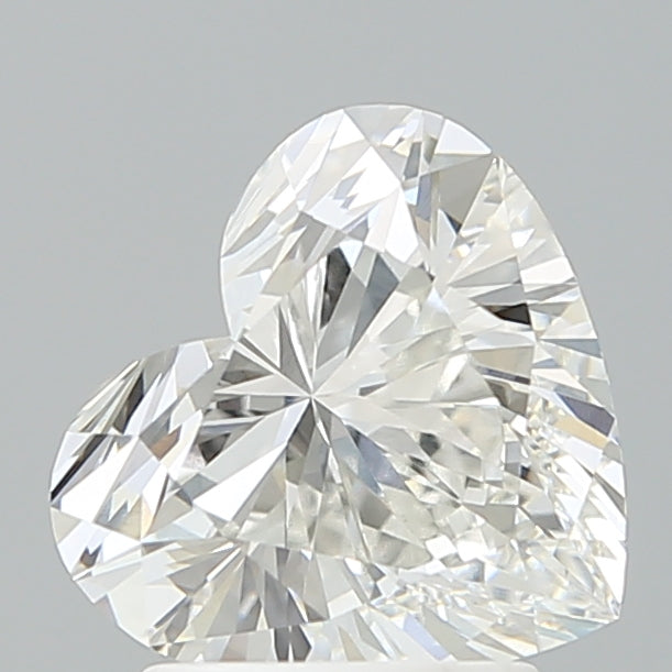 2.25 Carat Heart Shaped, Ideal Cut, F Color, VVS1 Clarity, IGI Certified Lab Grown Diamond