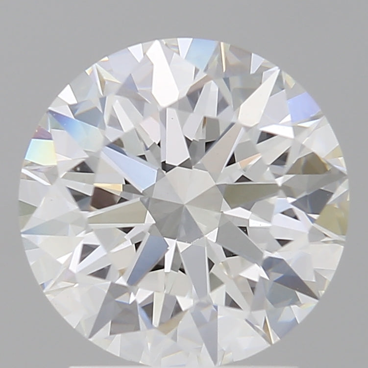 2.50 Carat Round Shaped, Ideal Cut, E Color, VVS2 Clarity, IGI Certified Lab Grown Diamond