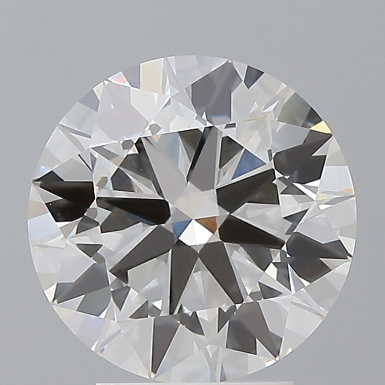 3.54 Carat Round Shaped, Ideal Cut, F Color, VVS2 Clarity, IGI Certified Lab Grown Diamond