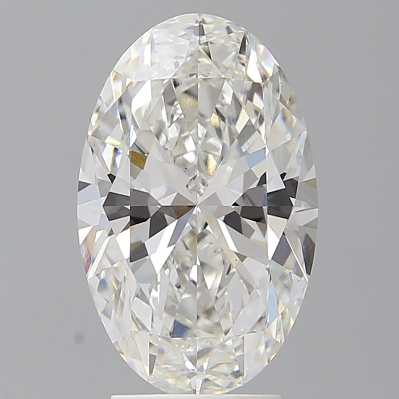 3.59 Carat Oval Shaped, Ideal Cut, F Color, VS1 Clarity, IGI Certified Lab Grown Diamond