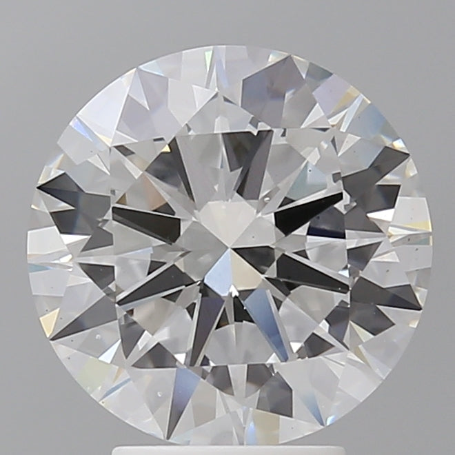 4.02 Carat Round Shaped, Excellent Cut, E Color, VS1 Clarity, IGI Certified Lab Grown Diamond