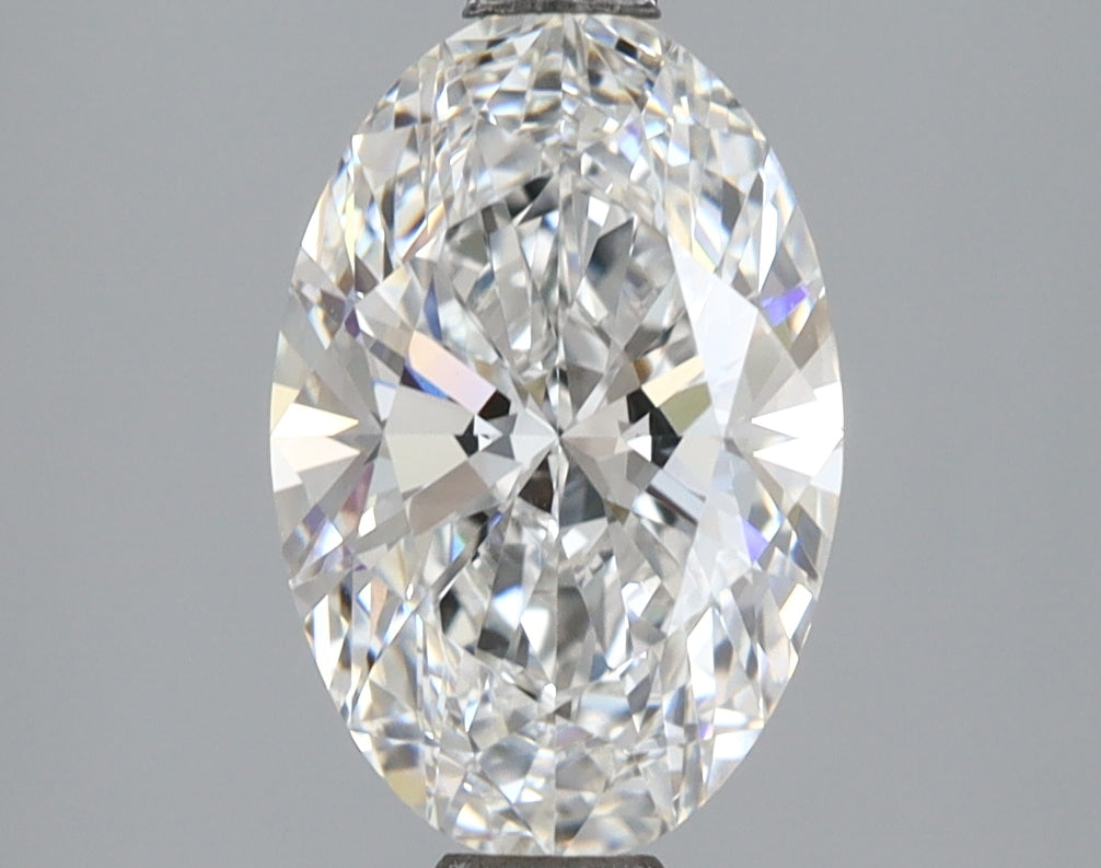 2.09 Carat Oval Shaped, Ideal Cut, E Color, VVS2 Clarity, IGI Certified Lab Grown Diamond