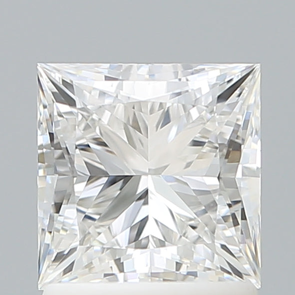 1.52 Carat Princess Shaped, Ideal Cut, D Color, VVS2 Clarity, IGI Certified Lab Grown Diamond