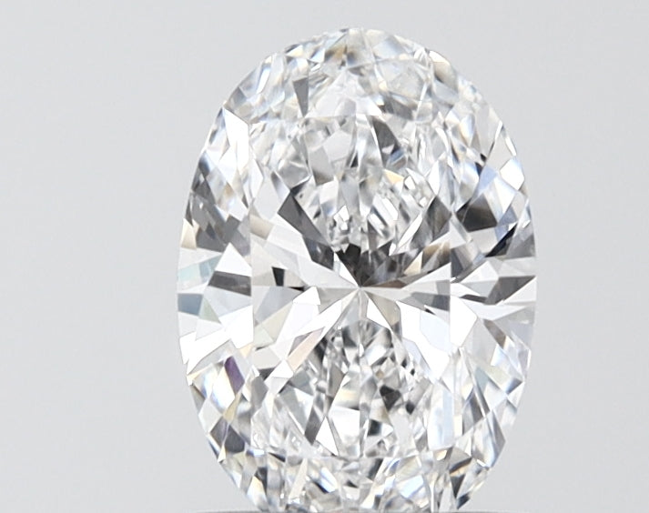 1.10 Carat Oval Shaped, Ideal Cut, D Color, VVS2 Clarity, IGI Certified Lab Grown Diamond