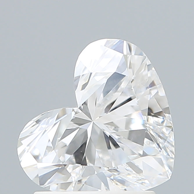 1.54 Carat Heart Shaped, Excellent Cut, D Color, VS1 Clarity, IGI Certified Lab Grown Diamond