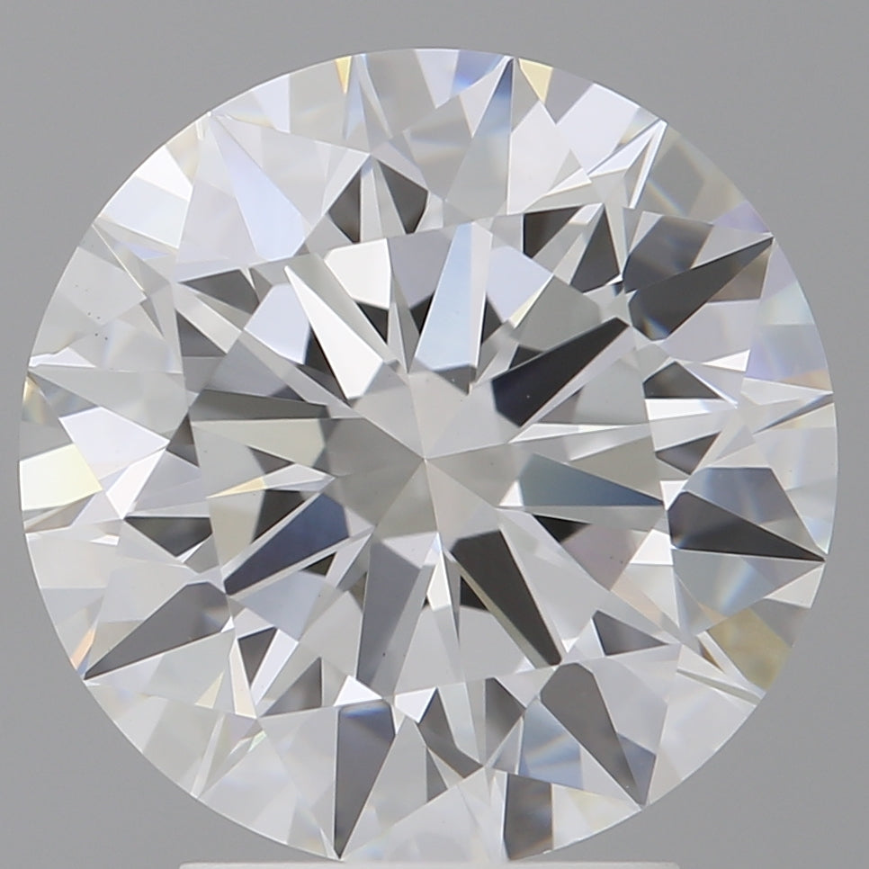 3.57 Carat Round Shaped, Ideal Cut, E Color, VVS2 Clarity, IGI Certified Lab Grown Diamond