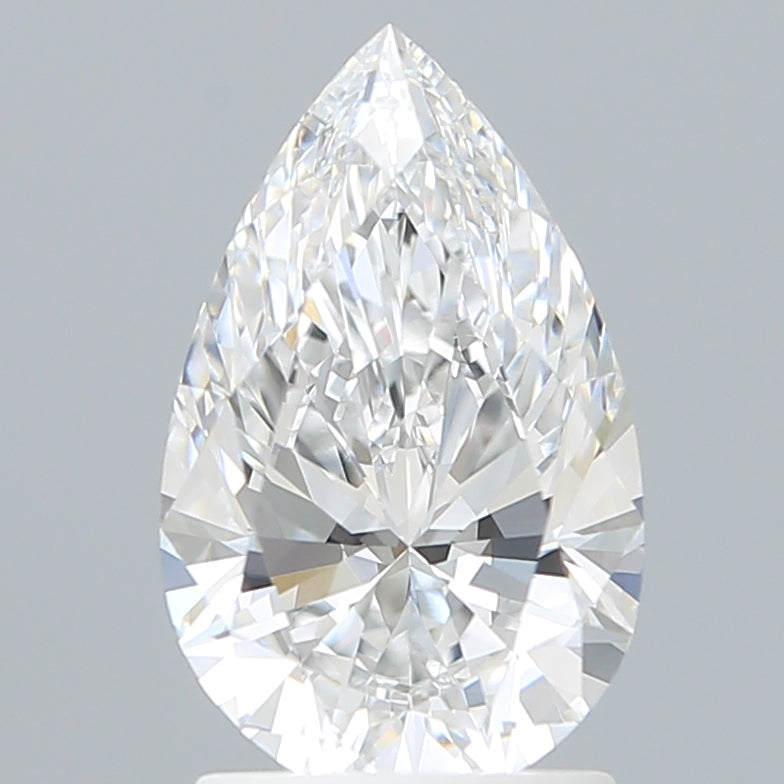 1.83 Carat Pear Shaped, Ideal Cut, D Color, VVS2 Clarity, IGI Certified Lab Grown Diamond