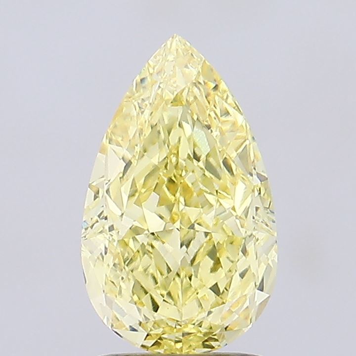 1.95 Carat Pear Shaped, Excellent Cut, VVS2 Clarity, IGI Certified Lab Grown Diamond