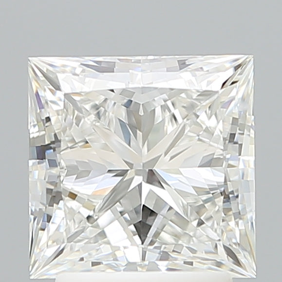 2.55 Carat Princess Shaped, Ideal Cut, E Color, VVS2 Clarity, IGI Certified Lab Grown Diamond