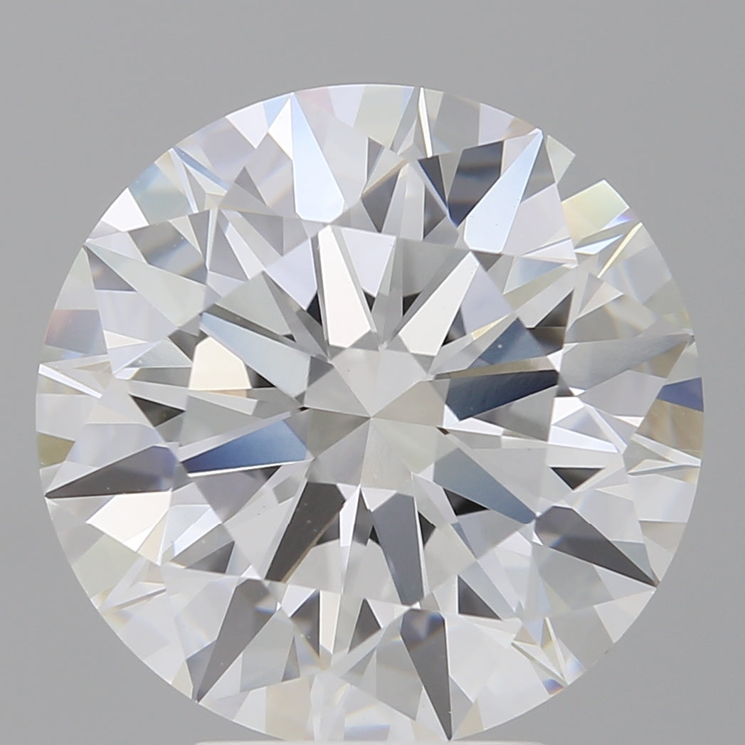 5.10 Carat Round Shaped, Ideal Cut, F Color, VVS2 Clarity, IGI Certified Lab Grown Diamond