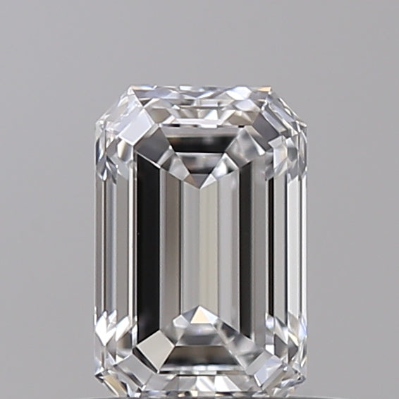 0.51 Carat Emerald Shaped, Very Good Cut, D Color, IF Clarity, IGI Certified Lab Grown Diamond