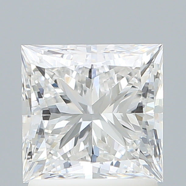 1.74 Carat Princess Shaped, Ideal Cut, E Color, VVS2 Clarity, IGI Certified Lab Grown Diamond