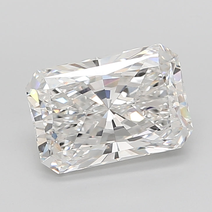 6.04 Carat Radiant Shaped, Ideal Cut, E Color, VVS2 Clarity, IGI Certified Lab Grown Diamond