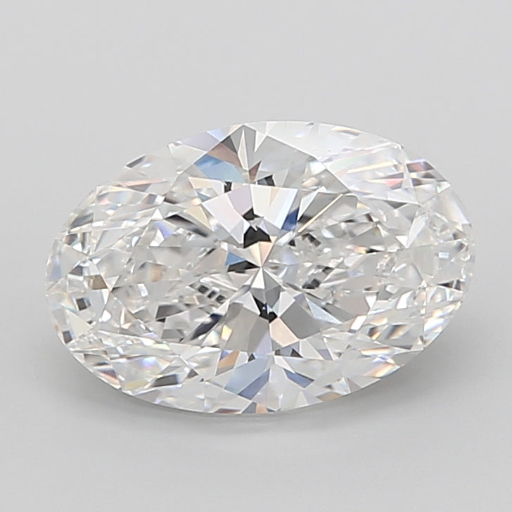 6.03 Carat Oval Shaped, Excellent Cut, E Color, VVS2 Clarity, IGI Certified Lab Grown Diamond
