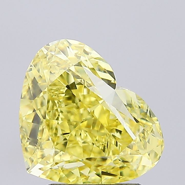 3.03 Carat Heart Shaped, Ideal Cut, VS1 Clarity, IGI Certified Lab Grown Diamond