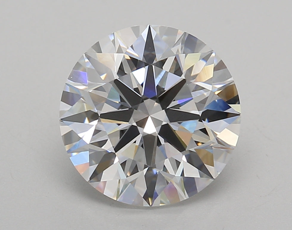 3.29 Carat Round Shaped, Ideal Cut, E Color, VVS2 Clarity, IGI Certified Lab Grown Diamond