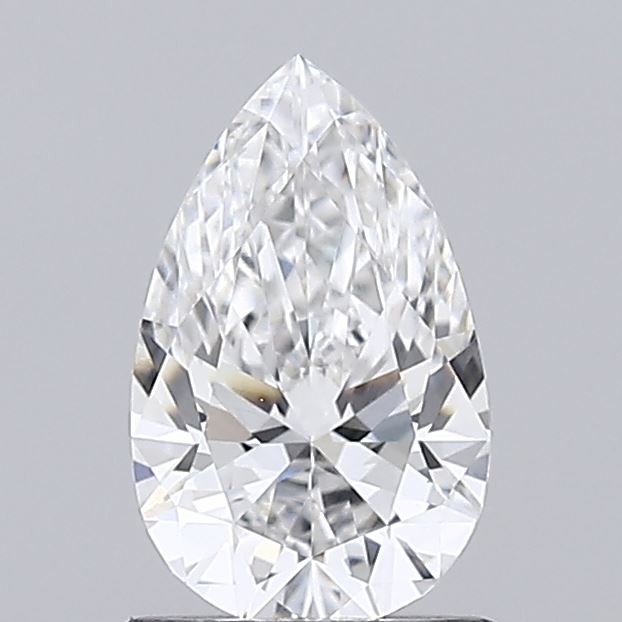 1.09 Carat Pear Shaped, Ideal Cut, E Color, VVS1 Clarity, IGI Certified Lab Grown Diamond
