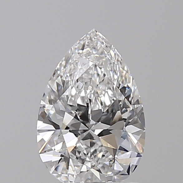 1.25 Carat Pear Shaped, Ideal Cut, D Color, VVS2 Clarity, IGI Certified Lab Grown Diamond
