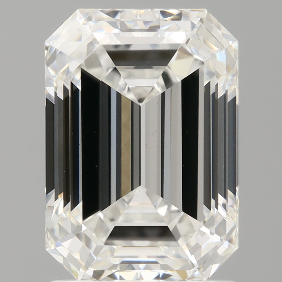 2.04 Carat Emerald Shaped, Ideal Cut, E Color, VS1 Clarity, IGI Certified Lab Grown Diamond
