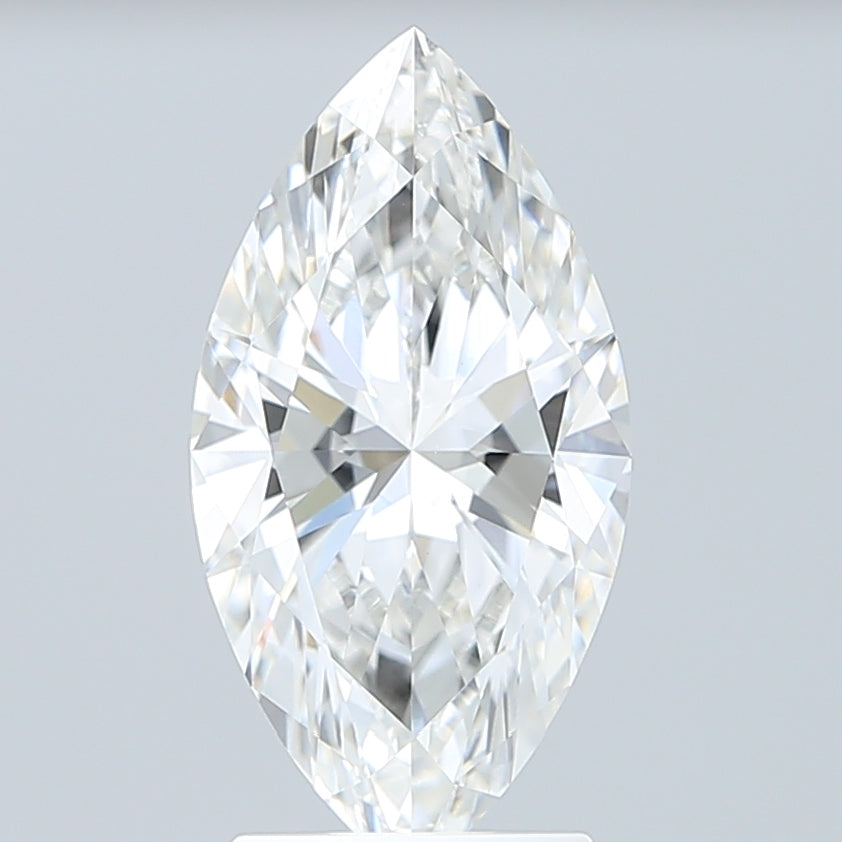 2.43 Carat Marquise Shaped, Ideal Cut, F Color, VVS2 Clarity, IGI Certified Lab Grown Diamond