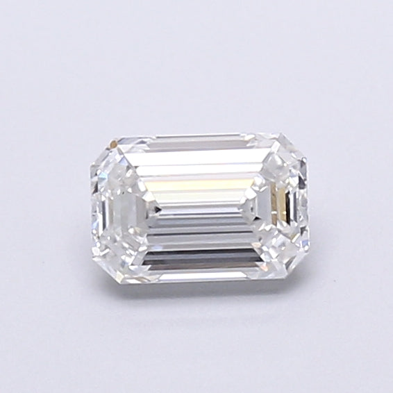 0.69 Carat Emerald Shaped, Very Good Cut, E Color, VVS2 Clarity, IGI Certified Lab Grown Diamond