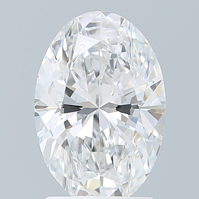 2.10 Carat Oval Shaped, Ideal Cut, E Color, VVS2 Clarity, IGI Certified Lab Grown Diamond