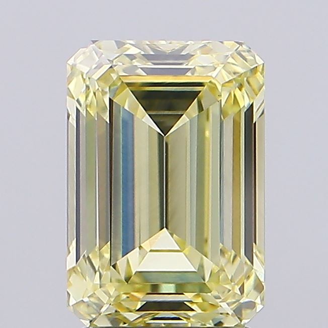 2.92 Carat Emerald Shaped, Excellent Cut, VVS2 Clarity, IGI Certified Lab Grown Diamond
