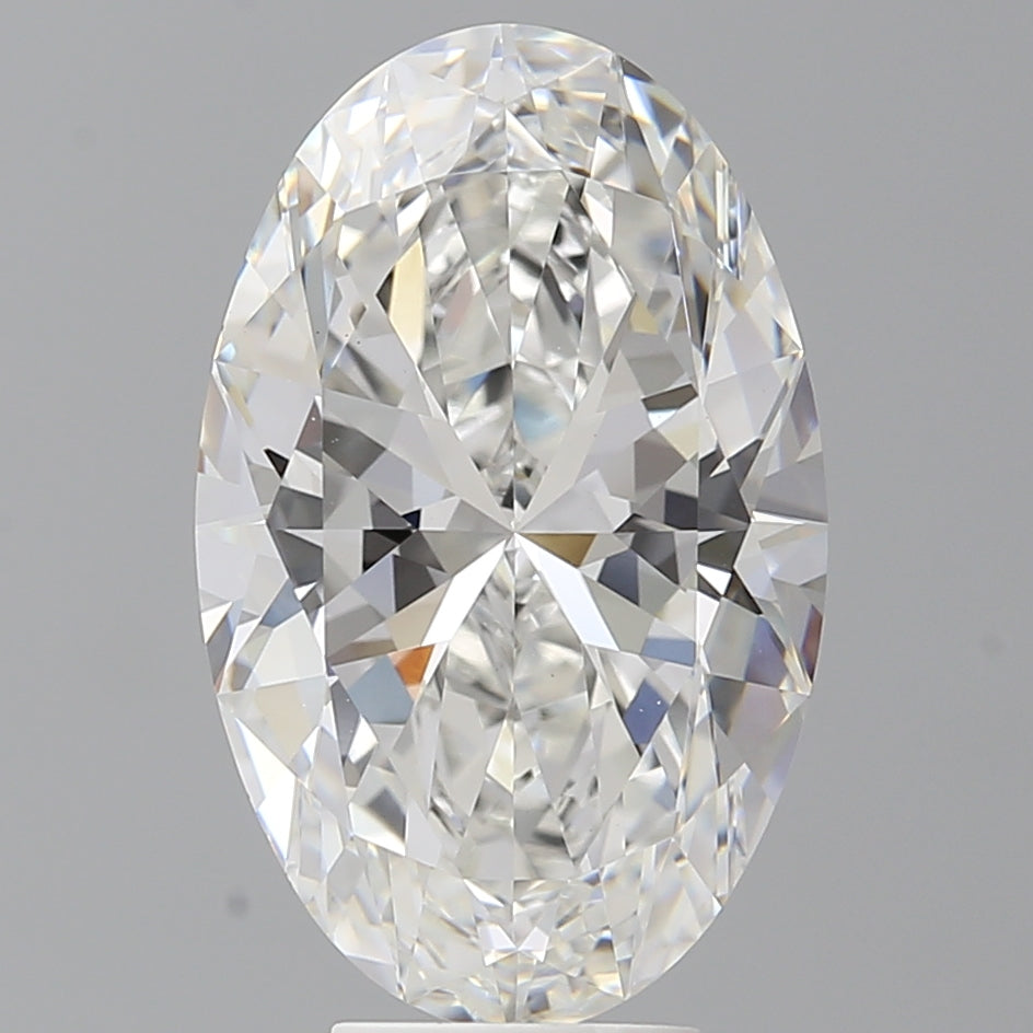6.54 Carat Oval Shaped, Ideal Cut, E Color, VVS2 Clarity, IGI Certified Lab Grown Diamond