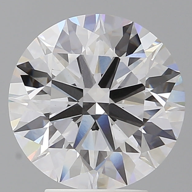 4.03 Carat Round Shaped, Ideal Cut, E Color, VVS2 Clarity, IGI Certified Lab Grown Diamond