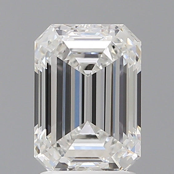 2.10 Carat Emerald Shaped, Ideal Cut, E Color, VVS2 Clarity, IGI Certified Lab Grown Diamond