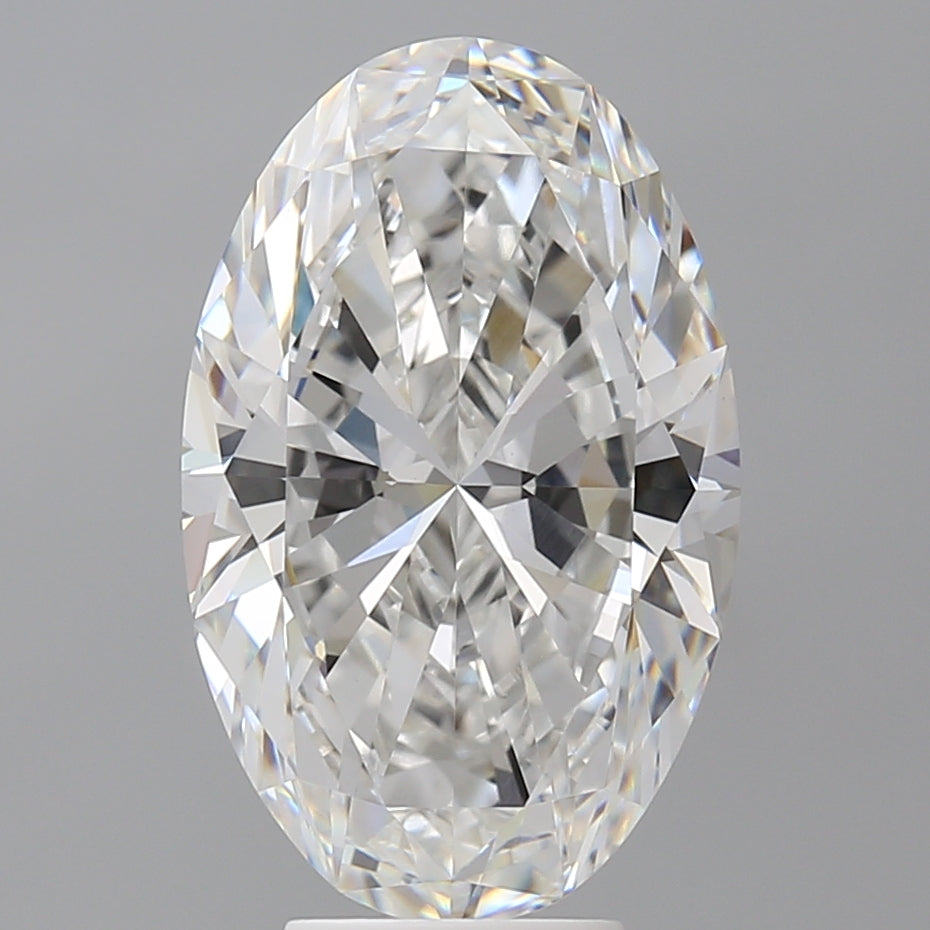 6.07 Carat Oval Shaped, Ideal Cut, E Color, VVS2 Clarity, IGI Certified Lab Grown Diamond