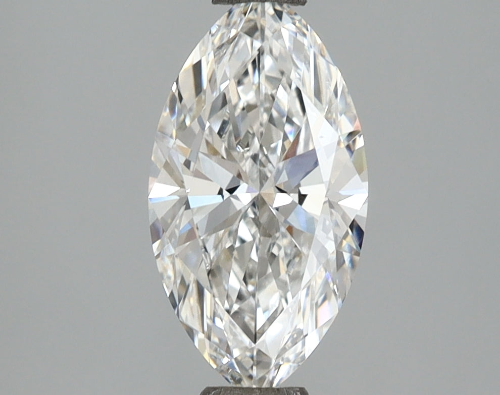 1.38 Carat Marquise Shaped, Ideal Cut, D Color, VVS2 Clarity, IGI Certified Lab Grown Diamond