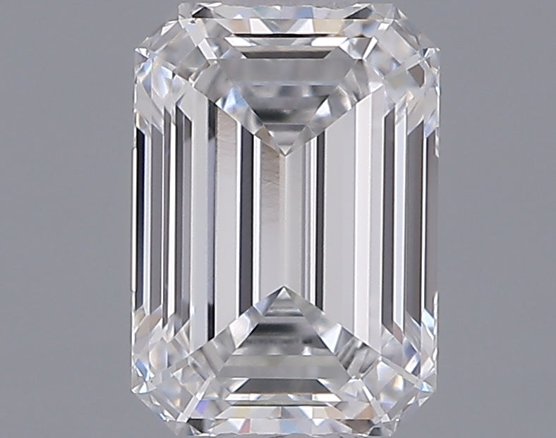 1.01 Carat Emerald Shaped, Ideal Cut, D Color, VVS1 Clarity, IGI Certified Lab Grown Diamond